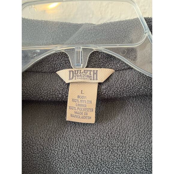 Duluth Trading Blue Fleece Lined Vest Women's Large - Picture 3 of 6